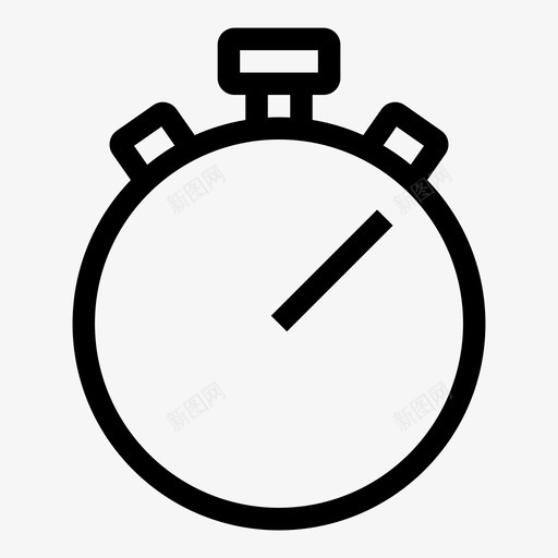 秒表时间秒图标svg_新图网 https://ixintu.com 关于时间线 圈 实现 时钟 时间 秒 秒表 计时器 计算 跑步 运动