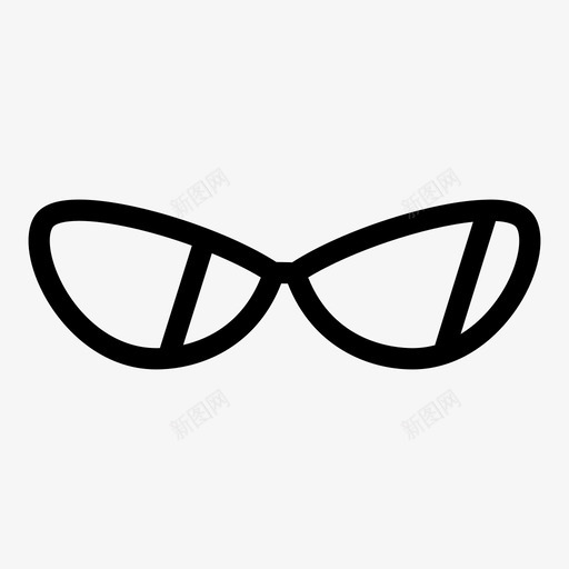 眼镜透明眼镜焦点图标svg_新图网 https://ixintu.com spex 太阳镜 展品 材料 焦点 眼镜 透明眼镜 镜片