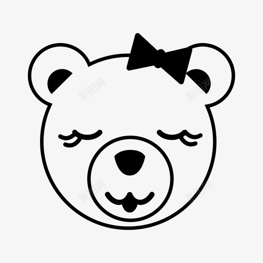 快乐熊碗图标svg_新图网 https://ixintu.com 幸福 微笑 快乐 情感 熊 熊情感图标 碗 脸 表情 闭上眼睛