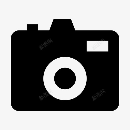 相机照片和图像材料标图标svg_新图网 https://ixintu.com 照片和图像材料设计图标 相机