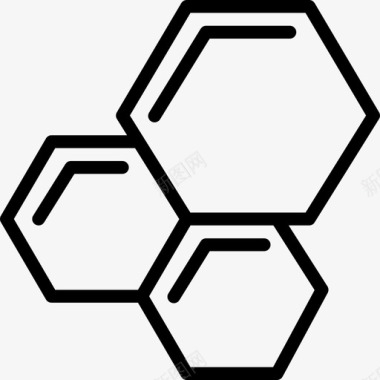 碳环科学研究图标图标