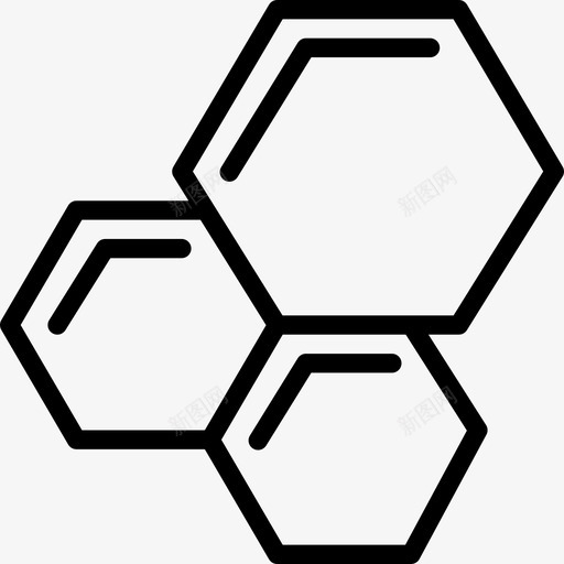 碳环科学研究图标svg_新图网 https://ixintu.com 元素 化学 周期表 实验室 知识 研究 碳环 科学 科学大纲