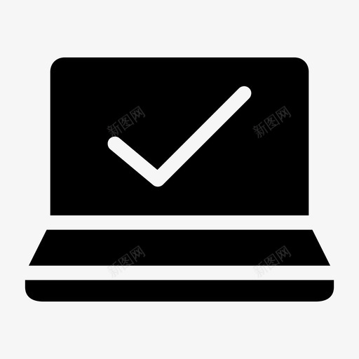 笔记本电脑批准1复选标记图标svg_新图网 https://ixintu.com 1 macbook 上网本 复选标记 笔记本电脑屏幕 笔记本电脑批准 迷你电脑