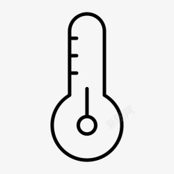 低温冰冻低温寒冷冰冻图标高清图片