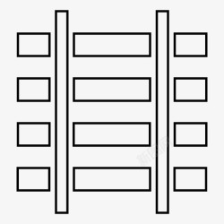 铁路车道列车轨道轨道运输图标高清图片