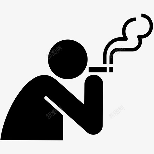 吸烟不健康烟草图标svg_新图网 https://ixintu.com 上瘾 不健康 吸烟 坏习惯 大麻 恶心 昂贵 烟草 癌症 香烟