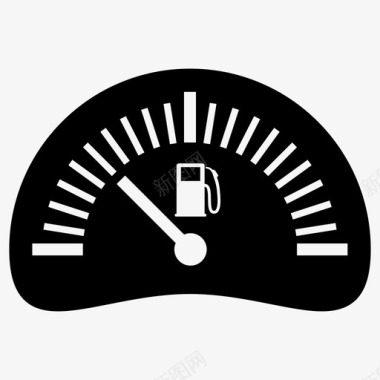 煤气表满油半油箱图标图标