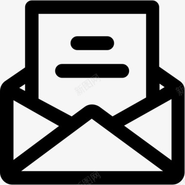 信件智能手机邮件图标图标