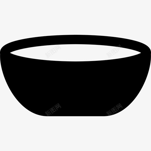 圆形碗工具和用具厨房图标svg_新图网 https://ixintu.com 厨房 圆形碗 工具和用具