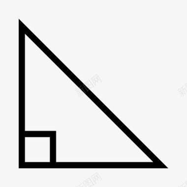 90度三角形震动图标图标