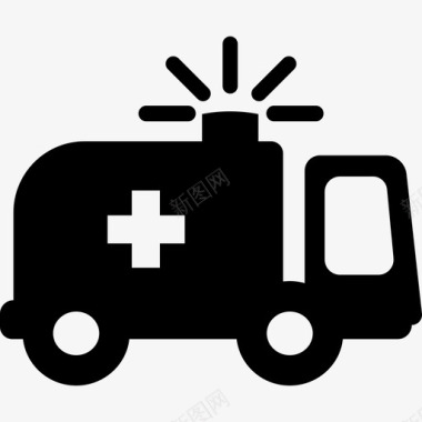 救护车交通工具医疗图标图标