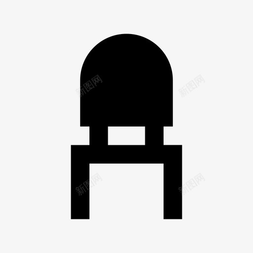 椅子家具材质图标svg_新图网 https://ixintu.com 家具材质图标 椅子