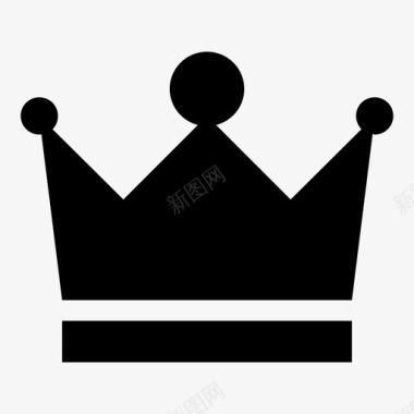 王冠王后王冠公主图标图标