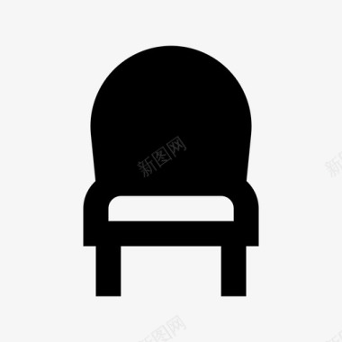 椅子家具材质图标图标