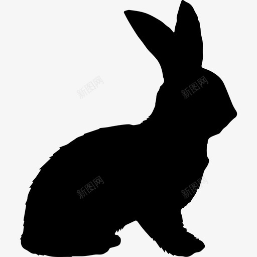 兔子形状动物动物王国图标svg_新图网 https://ixintu.com 兔子形状 动物 动物王国