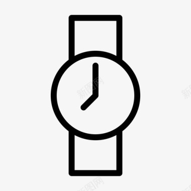 手表工作时间图标图标