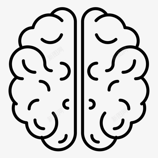 大脑潮汐思考图标svg_新图网 https://ixintu.com 互联网 大脑 头脑 思维 思考 振荡 无线 智能 潮汐 爆发