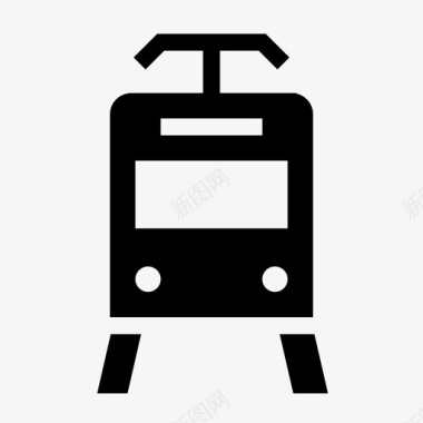 有轨电车旅行者交通工具图标图标