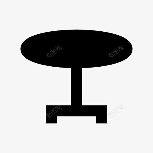 餐桌家具材料图标svg_新图网 https://ixintu.com 家具材料图标 餐桌