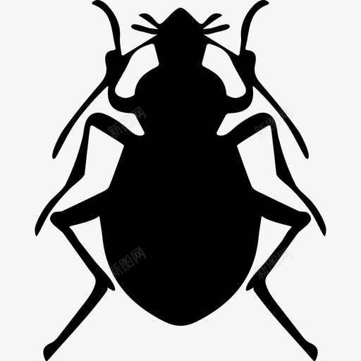 臭虫昆虫形状动物动物王国图标svg_新图网 https://ixintu.com 动物 动物王国 臭虫昆虫形状