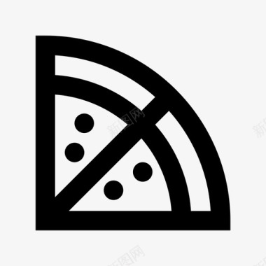 披萨食品和饮料材料标图标图标