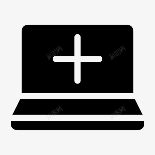 notebookadd1笔记本电脑屏幕图标svg_新图网 https://ixintu.com 1 macbook minipc notebookadd plus 上网本 笔记本电脑屏幕