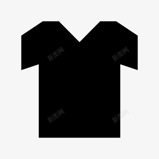 女式衬衫衣服材质纯色图标svg_新图网 https://ixintu.com 女式衬衫 衣服材质纯色图标