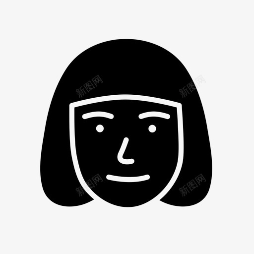 人物符号身份图标svg_新图网 https://ixintu.com 人 人物 情感 演员 用户 男孩 符号 脸 表情 身份