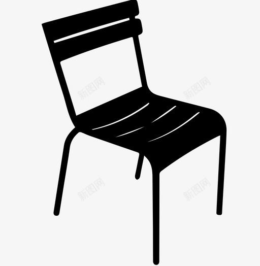 椅子材料物品图标svg_新图网 https://ixintu.com 家 家具 展品 房子 材料 椅子 物品 躺椅