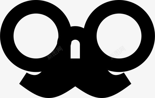 格鲁乔眼镜胡子材料图标图标