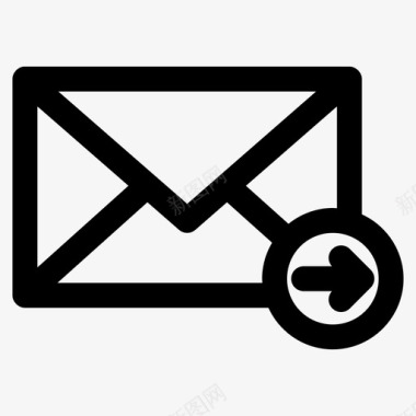 emailnext右箭头消息图标图标