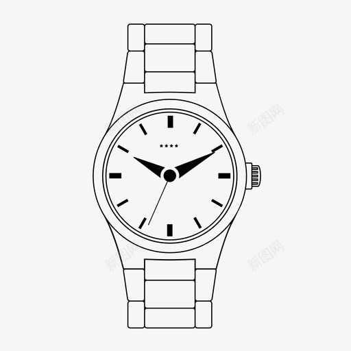 手表配件钟表图标svg_新图网 https://ixintu.com 手表 时间 腕表 豪华 运动 配件 钟表