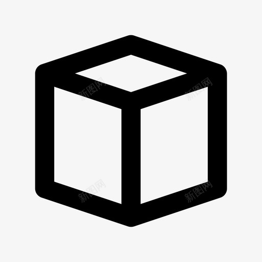 立方体形状项目管理材质图标svg_新图网 https://ixintu.com 立方体形状 项目管理材质图标