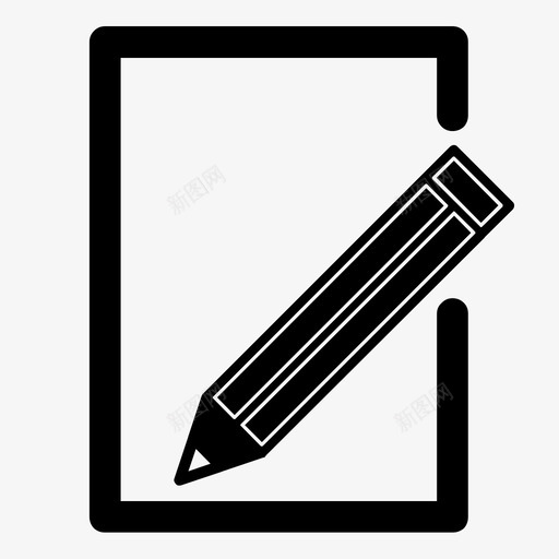 写记录笔记图标svg_新图网 https://ixintu.com 写 学生 笔 笔记 纸 记录 读