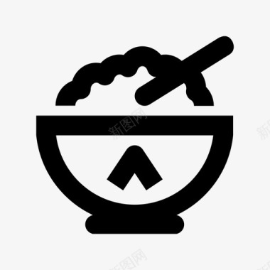 饭碗亚洲菜菜图标图标