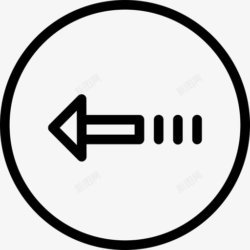 箭头用户需要圆线图标svg_新图网 https://ixintu.com 用户需要圆线 箭头