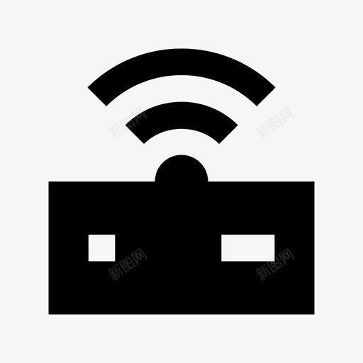 wifi路由器网络技术材料图标svg_新图网 https://ixintu.com wifi路由器 网络技术材料图标