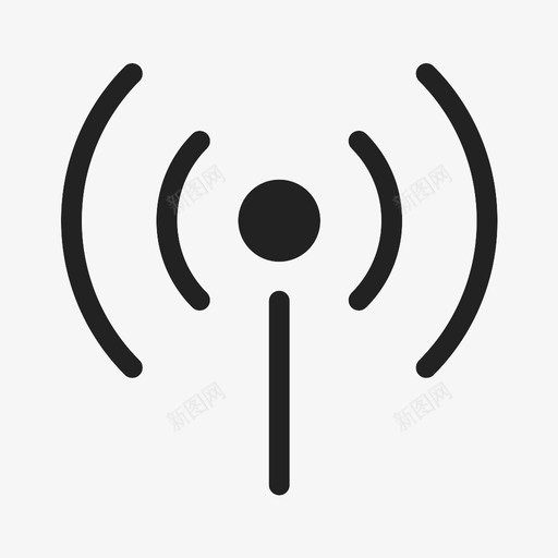 wifi1广播图标svg_新图网 https://ixintu.com 1 wifi wifi信号 免费 广播 数据 最新技术 社交媒体 连接