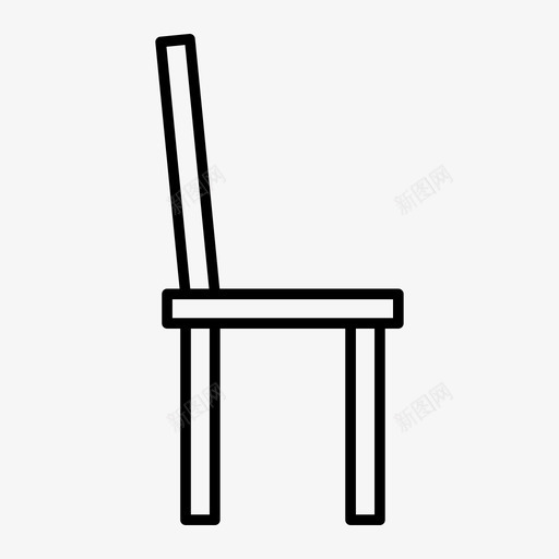 椅子木椅摇椅图标svg_新图网 https://ixintu.com 休息点 家具 房子 摇椅 木椅 桌子 桌椅 椅子 长椅