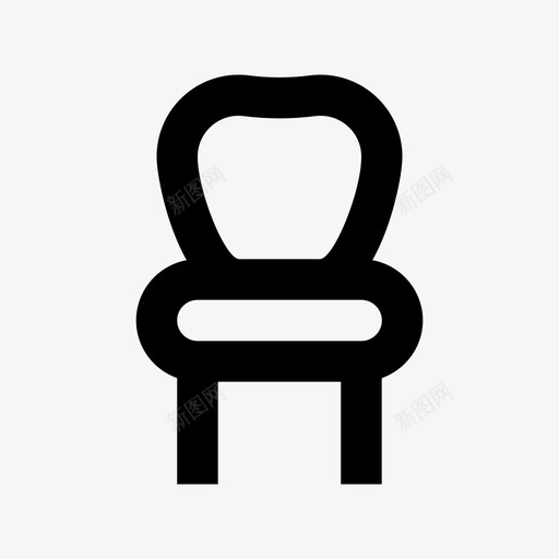 椅子长凳桌椅图标svg_新图网 https://ixintu.com 凳子 宝座 家具 家具材料图标 座位 摇椅 桌椅 椅子 长凳 餐椅