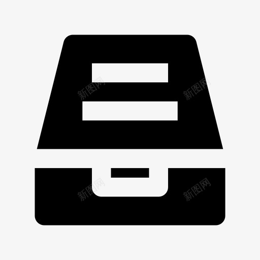 文件夹数据存储服务器和传输材料图标svg_新图网 https://ixintu.com 数据存储 文件夹 服务器和传输材料图标