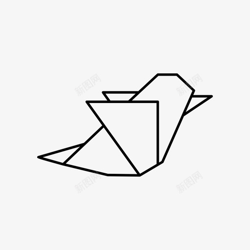 麻雀分类学纸图标svg_新图网 https://ixintu.com 分类学 动物 折纸 折纸动物 森林 白眼 纸 羽毛 鸟 麻雀