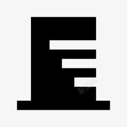 商业建筑中心建筑现代建筑商业中心图标高清图片