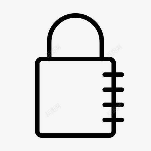 锁保险库保险箱图标svg_新图网 https://ixintu.com paddlock 代码 保险库 保险箱 关闭 号码 图形用户界面 密码保护 数字 锁