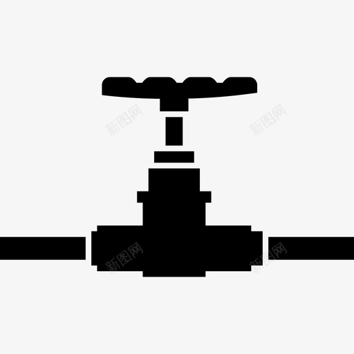 水管上的水龙头杂七杂八的家里的东西图标svg_新图网 https://ixintu.com 家里的东西 杂七杂八的 水管上的水龙头
