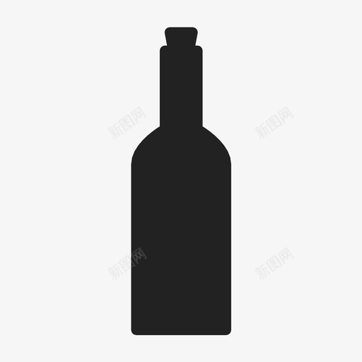 酒瓶酒精鸡尾酒图标svg_新图网 https://ixintu.com 杰罗波安 煤气 玻璃杯 酒瓶 酒精 饮料 鸡尾酒