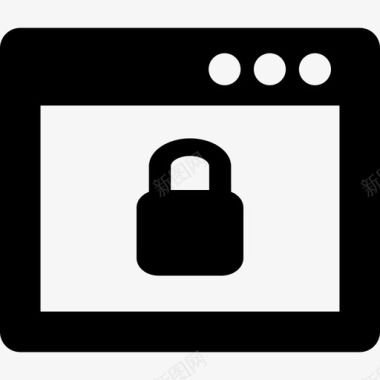 锁页接口符号安全性通用性图标图标