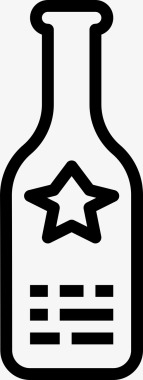 啤酒浪涌明星图标图标