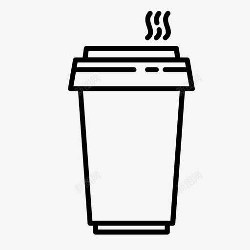 外卖咖啡杯流媒体咖啡热图标svg_新图网 https://ixintu.com 咖啡 外卖咖啡杯流媒体 热 蒸汽 马克杯