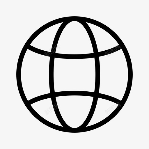 地球仪线框网络图标svg_新图网 https://ixintu.com 世界 地图 地球仪 应用程序 界面 线框 经度 网络 网络应用程序 行星 软件